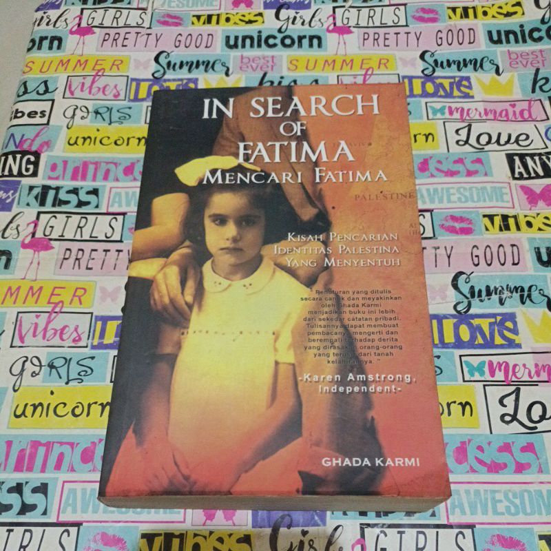 Novel Ghada karmi - In search of Fatima, mencari Fatima