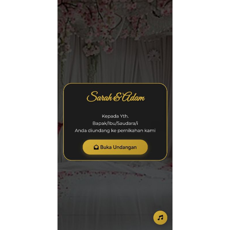 Website Undangan Pernikahan Online.