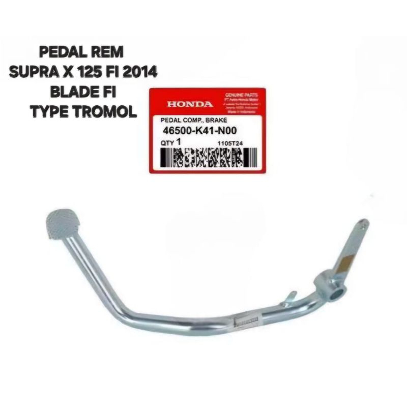 PEDAL REM SUPRA X 125 FI 2014 BLADE FI TROMOL ORIGINAL