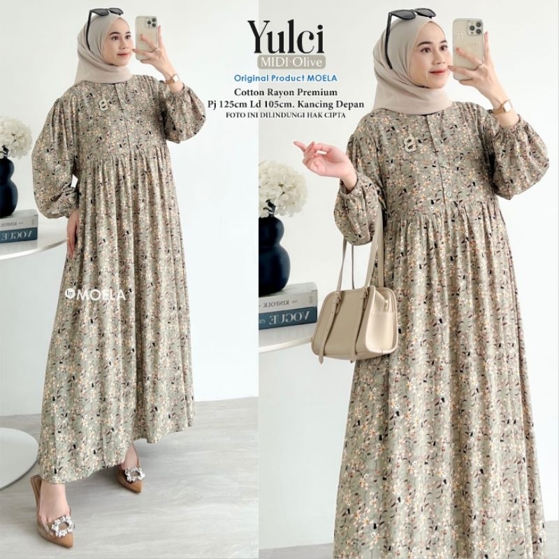 Yulci Midi By Moela || Gamis Midi