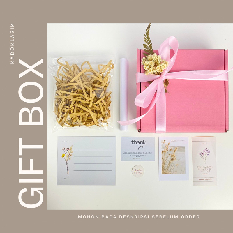 

GIFT BOX KOTAK KADO HAMPERS ULANG TAHUN