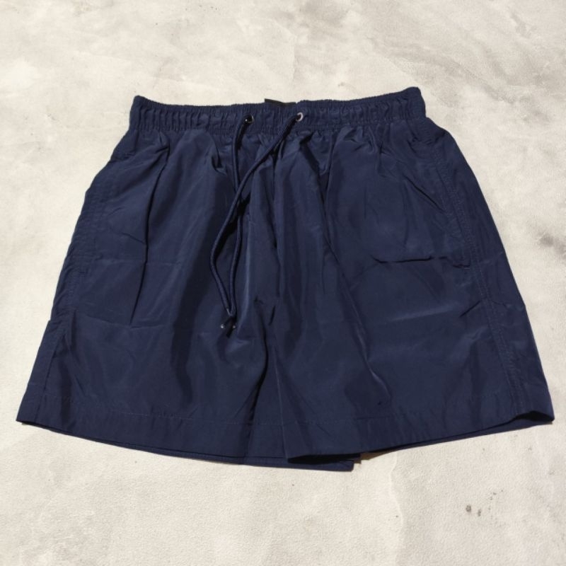 Celana pendek nylon pria Hm navy