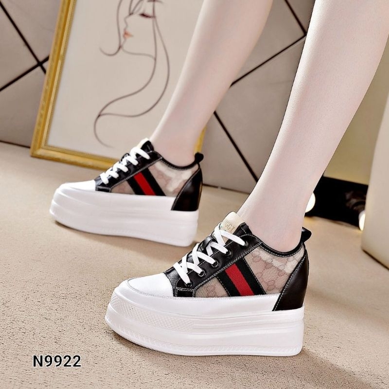 GSI SEPATU WEDGES STYLE KOREA KEKINIAN N9922