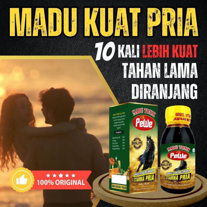 

Madu Tonik Pewe Asli Madukuat Herbal Stamina Maksimal Kuat Tahan Lama Pria Perkasa Di Ranjang 80ML