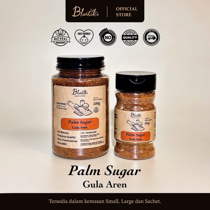 Blantika - Gula Aren bubuk / Palm Sugar Powder Premium