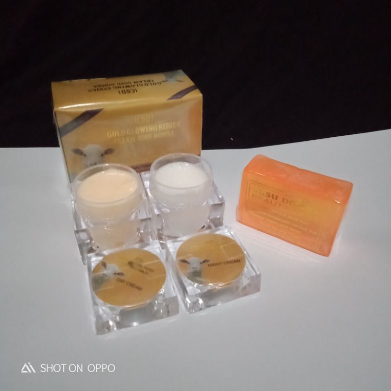 Paket Cream Susu Domba Gold Series 15 Gram // Cream Csd Gold Mini // Cream Sudom Gold Mds