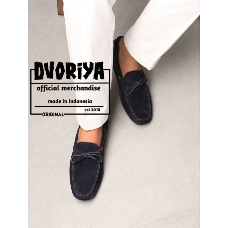 sepatu moccasins loafers pantopel santai suede pria wanita pansus