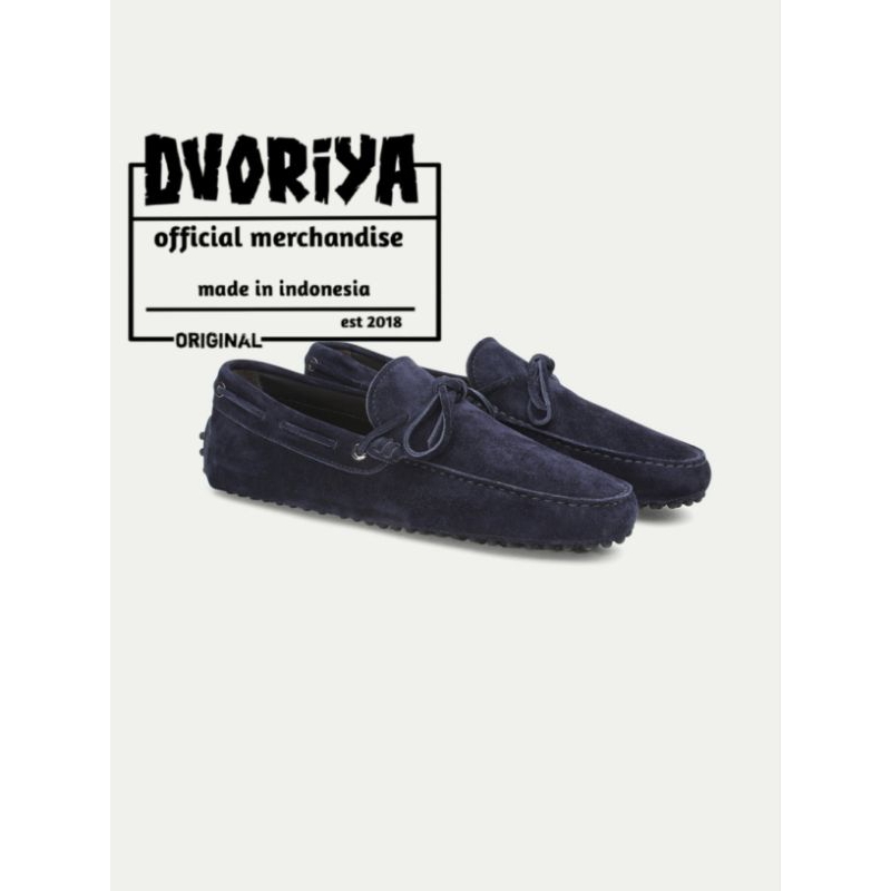 sepatu loafers moccasins suede pantopel santai formal zapato pria wanita