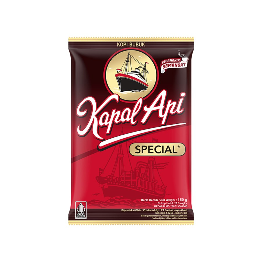 

Paket Kapal API Special kopi bubuk 1 dus ( 2pcs x 150gr )