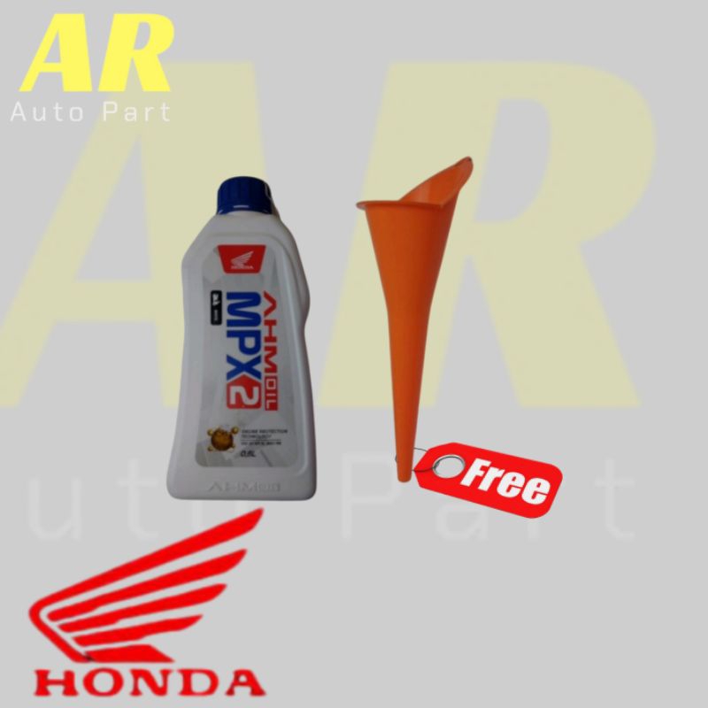 MPX MATIC + CORONG OLI ORIGINAL (oli mesin motor Honda matic) Oli HONDA AHM OIL MPX