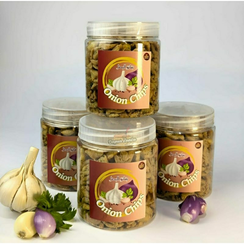 

Kue Bawang Gurih Onion Chips Premium 250gr by Dapur ZanLa