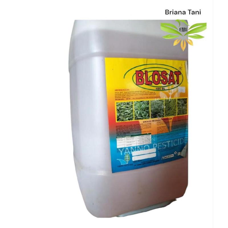 HERBISIDA BLOSAT 480SL 20 Liter Obat Rumput Liar Bahan Aktif Isopropilamina glifosat