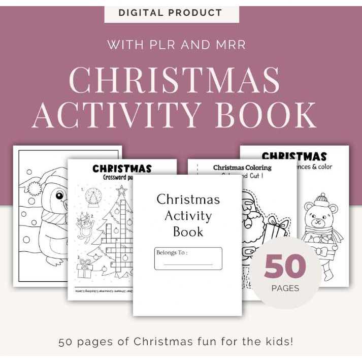Buku Aktivitas Natal Untuk Anak [KreatifKids]