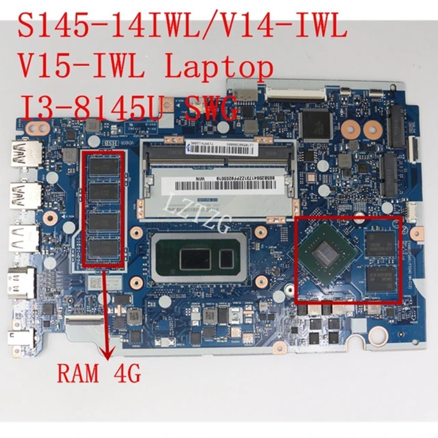 Motherboard Lenovo Ideapad S145-14IWL S145-15IWL Core i3 Nvidia