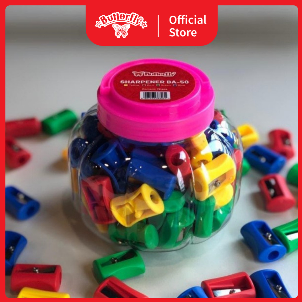 

Serutan Kacang Butterfly BA-50 Sharpener Toples (isi 72 pcs)
