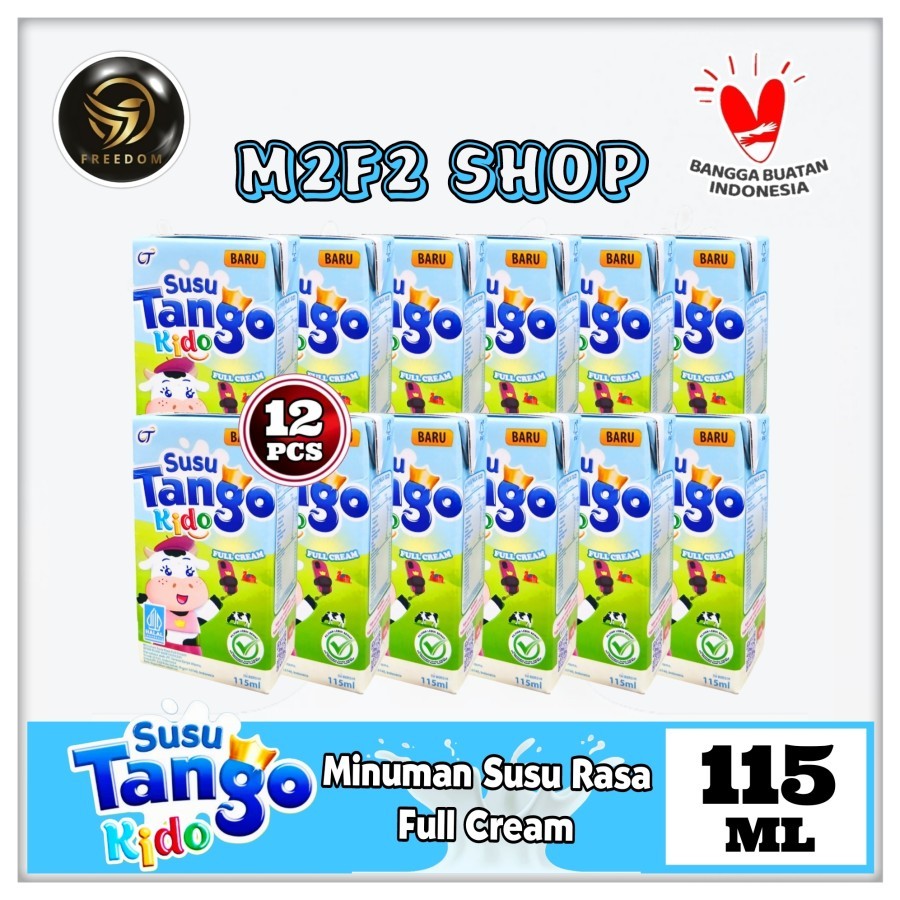 

Susu Kids Tango Kido Full Cream Kotak UHT - 115 ml (Kemasan 12 Pcs)