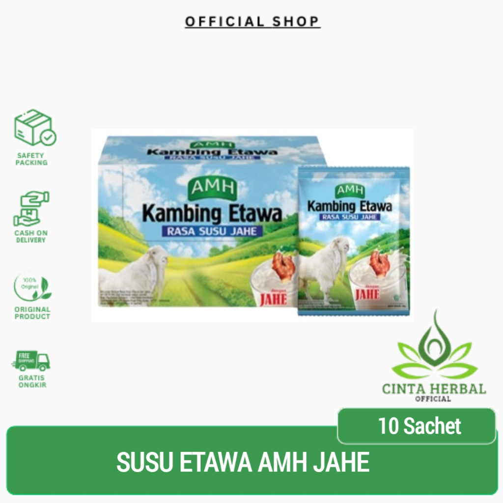 

Susu Kambing Etawa AMH Original Plus Jahe Merah | 250 gr