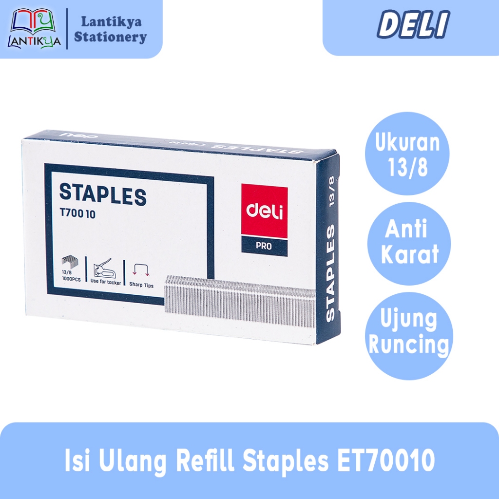 

Deli Isi Ulang Refill Staples Anti Karat ET70010
