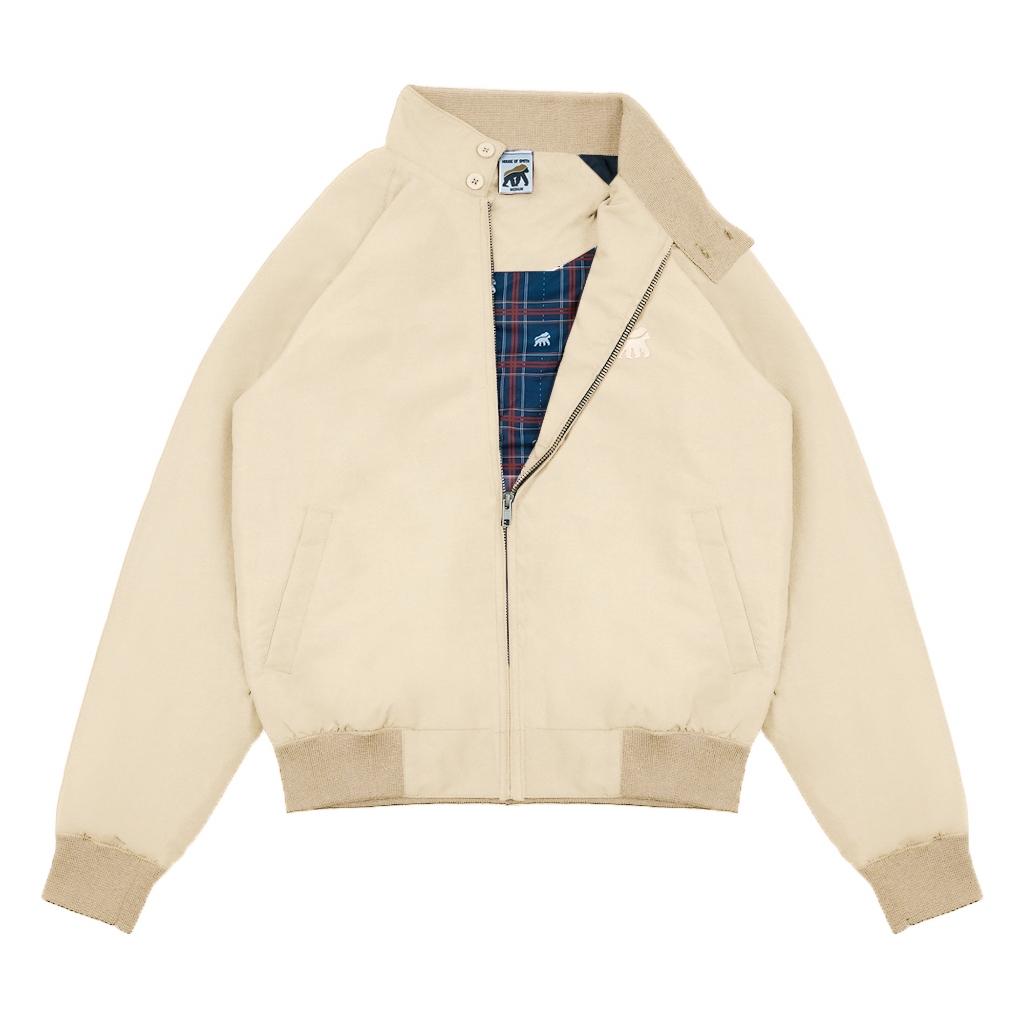 House of Smith Jaket Harrington Pria - Hangor Cream #4 - Harrington Jacket