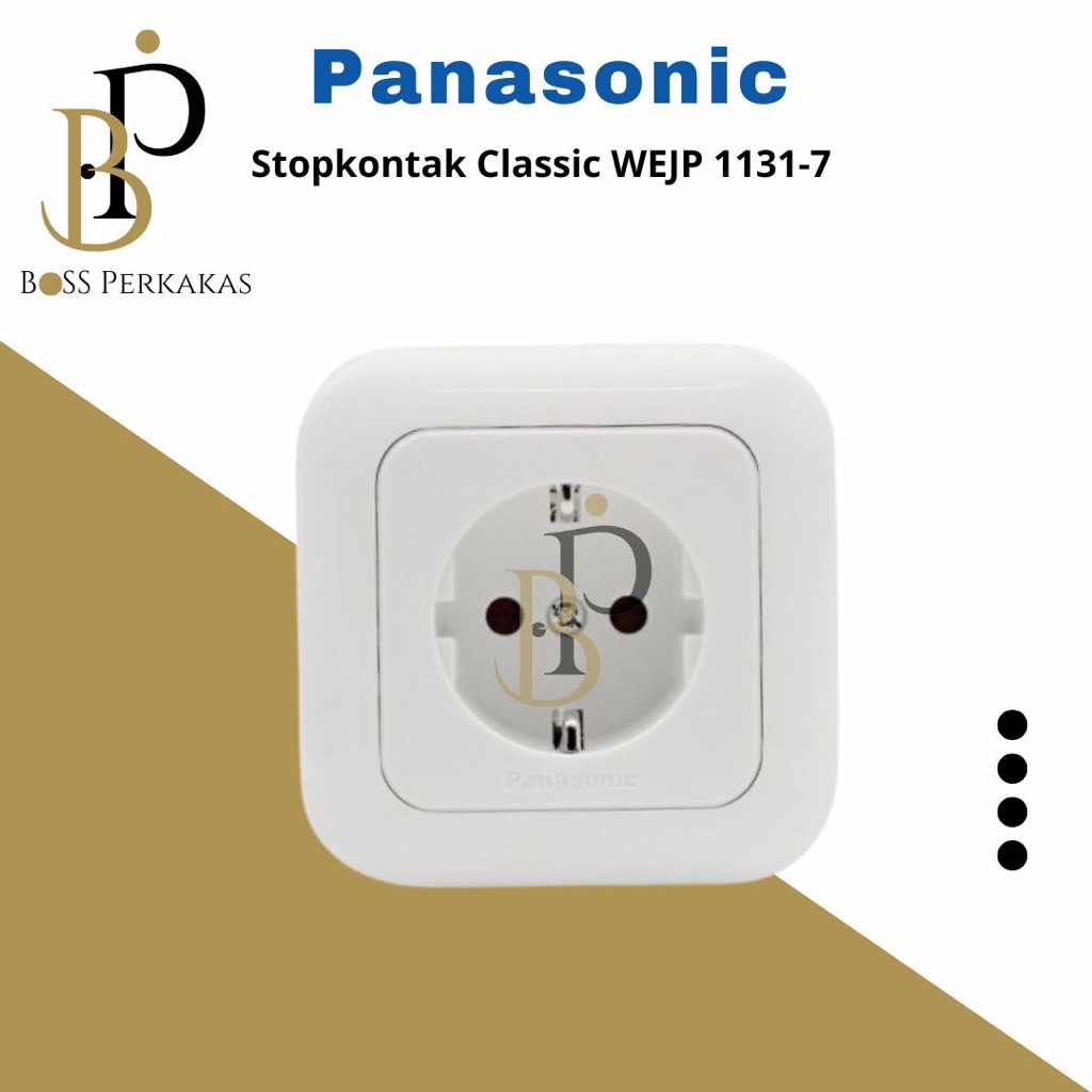 Stopkontak Panasonic Classic WEJP 1131-7 // Panasonic Stopkontak Classic WEJP 1131-7