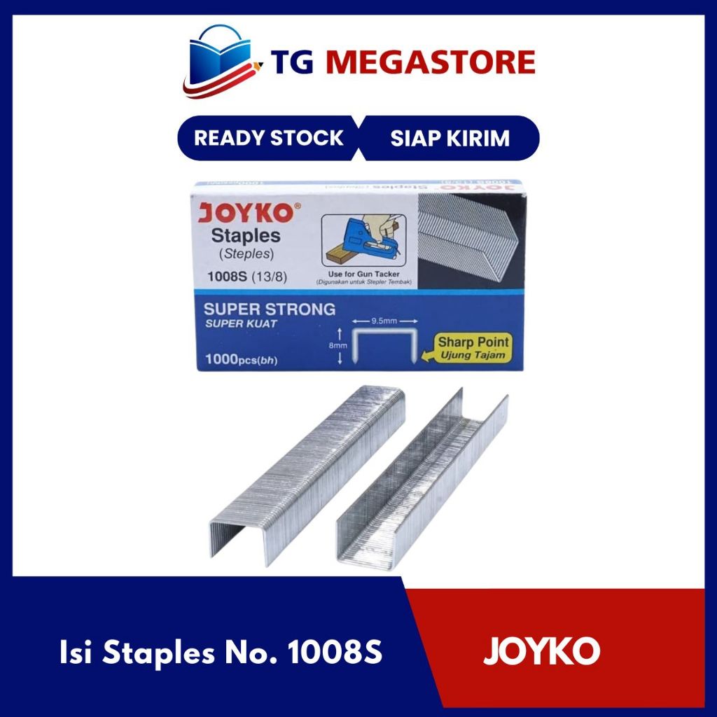 

Staples JOYKO No. 1008S ( Isi Stapler )