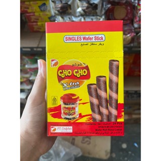 

CHO CHO XTRA CHOCOLATE WAFER ROLL - 24pcs