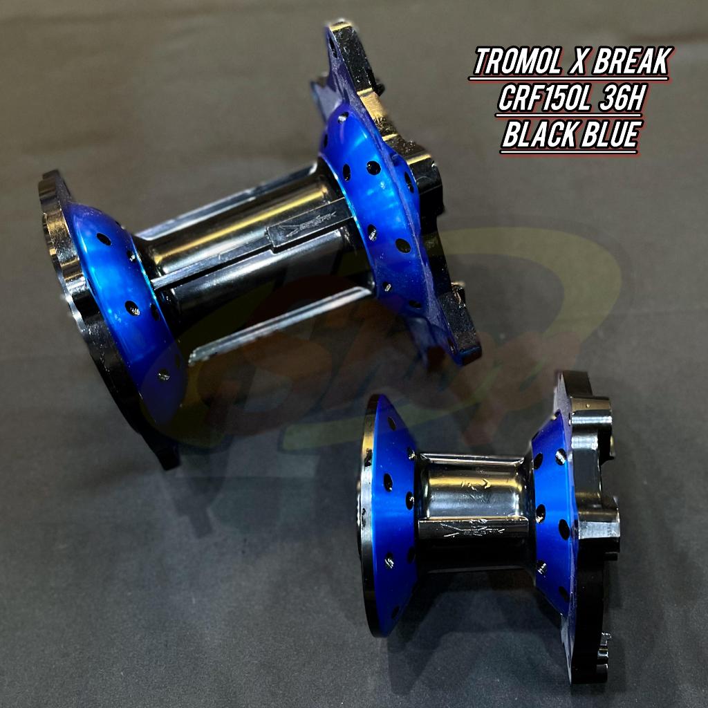 Tromol Set Depan Belakang 36 Hole X Break CRF 150/ KLX 150 Model Yamaha WR155