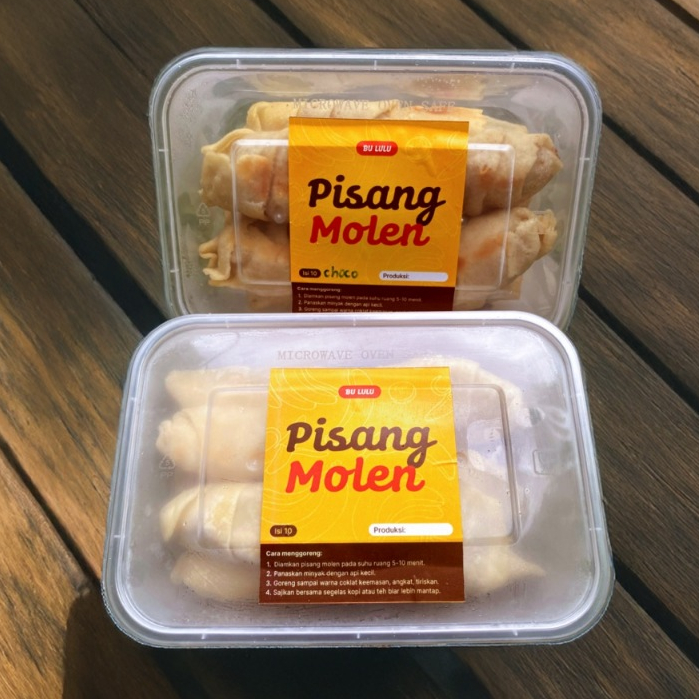 

Pisang Molen Bu Lulu Original / Cokelat isi 10 / Pisang Molen Coklat