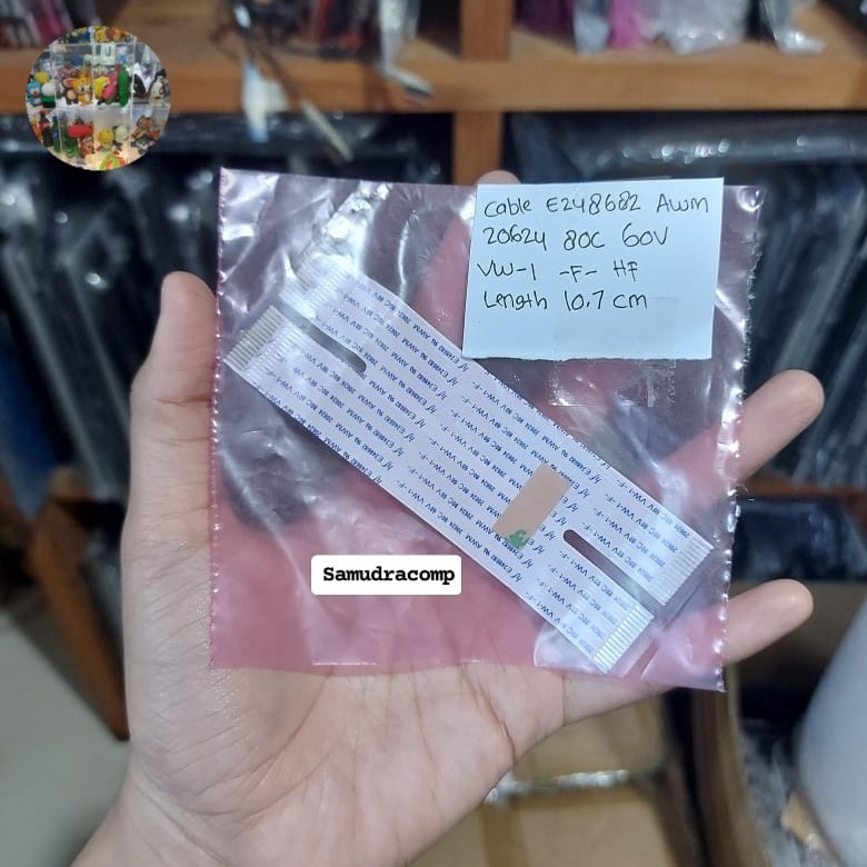 Kabel FFC E248682 AWM 20624 80C 60V VW-1 30 Pin 15 pin x 2 10.7 cm