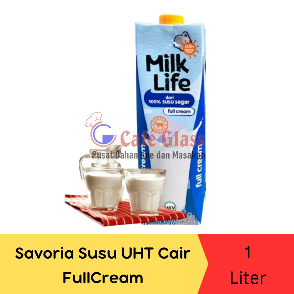 

Savoria Milk Life Susu UHT Cair FullCream-1Liter