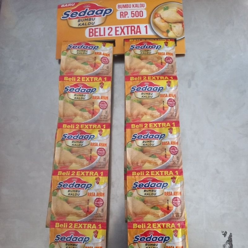 

BUMBU KALDU SEDAAP 1 RENTENG isi 18 Pcs