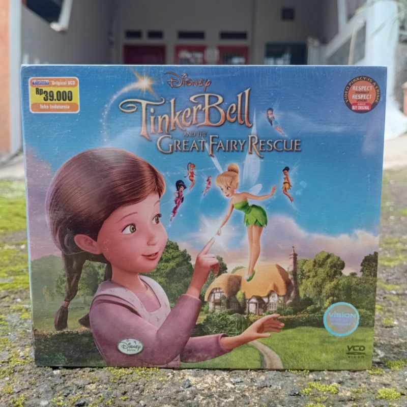 Tinker Bell and the Great Fairy Rescue Animation VCD VideoCD (2010) Teks Indonesian Original Walt Di