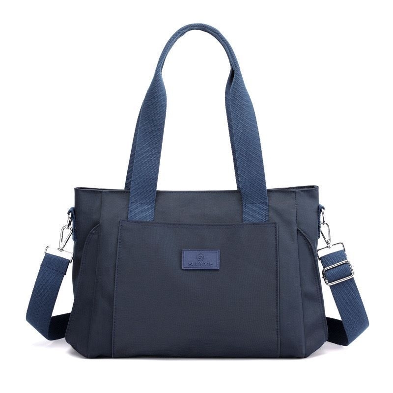 TAS BAHU WANITA SUOYATE H1047 SELEMPANG BESAR NILON WATERPROOF