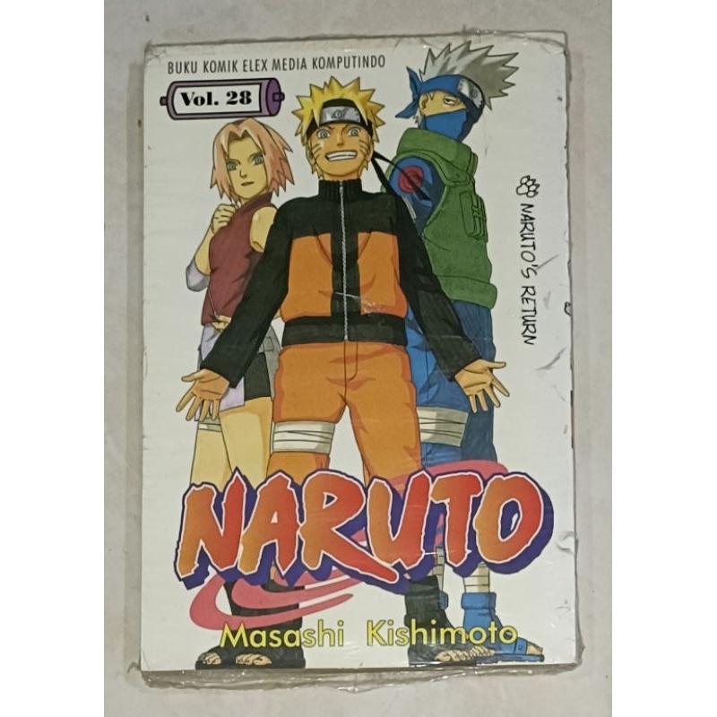 komik Naruto vol 28 original segel