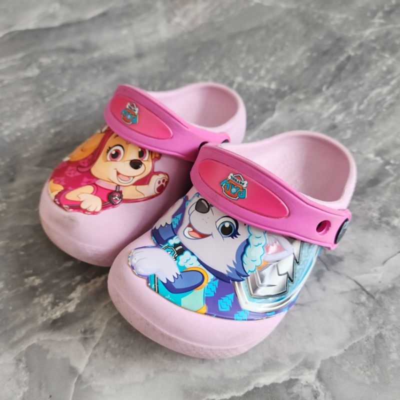 preloved sandal crocs ORIGINAL anak crocs petrol paws ORI sandal anak kids crocs cewek cowok