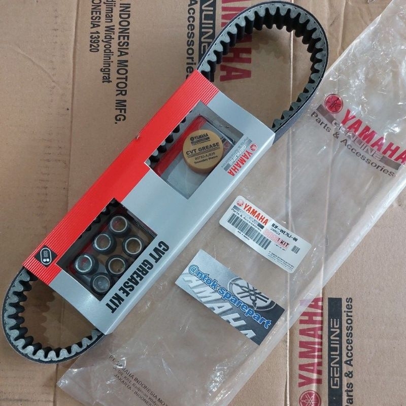Van Belt V Belt Fan Belt KIT SET Lexi Lexy 125 Original Genuine Yamaha B3F-WE76J-00