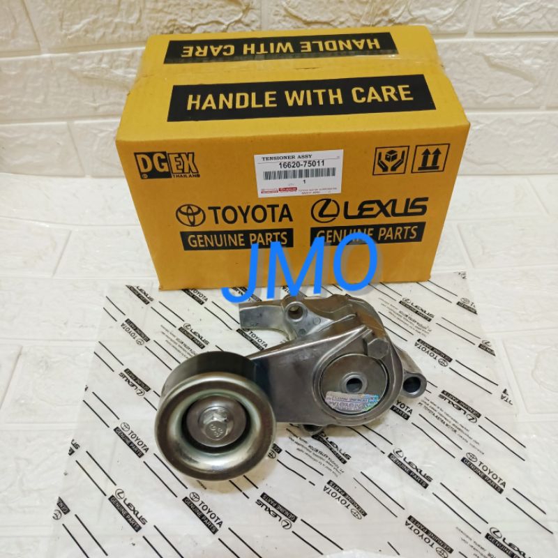 TENSIONER VAN BELT FANBELT ASSY TOYOTA INNOVA BENSIN HILUX FORTUNER BENSIN ORI