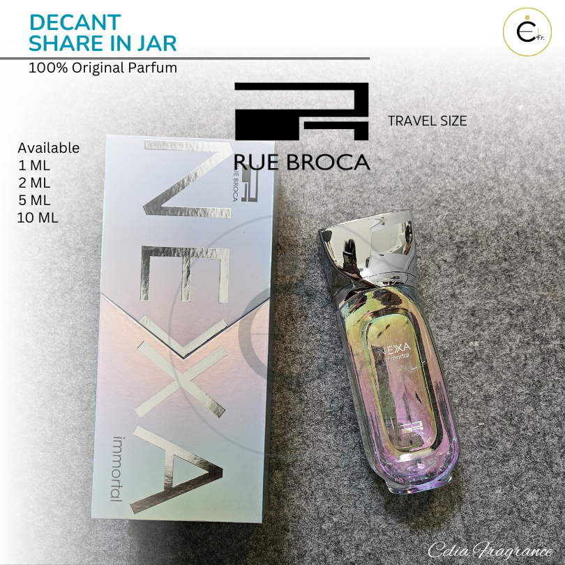 RUE BROCA NEXA IMMORTAL Decant (Share in Jar) – Travel Size RUE BROCA NEXA IMMORTAL Decant RUE BROCA