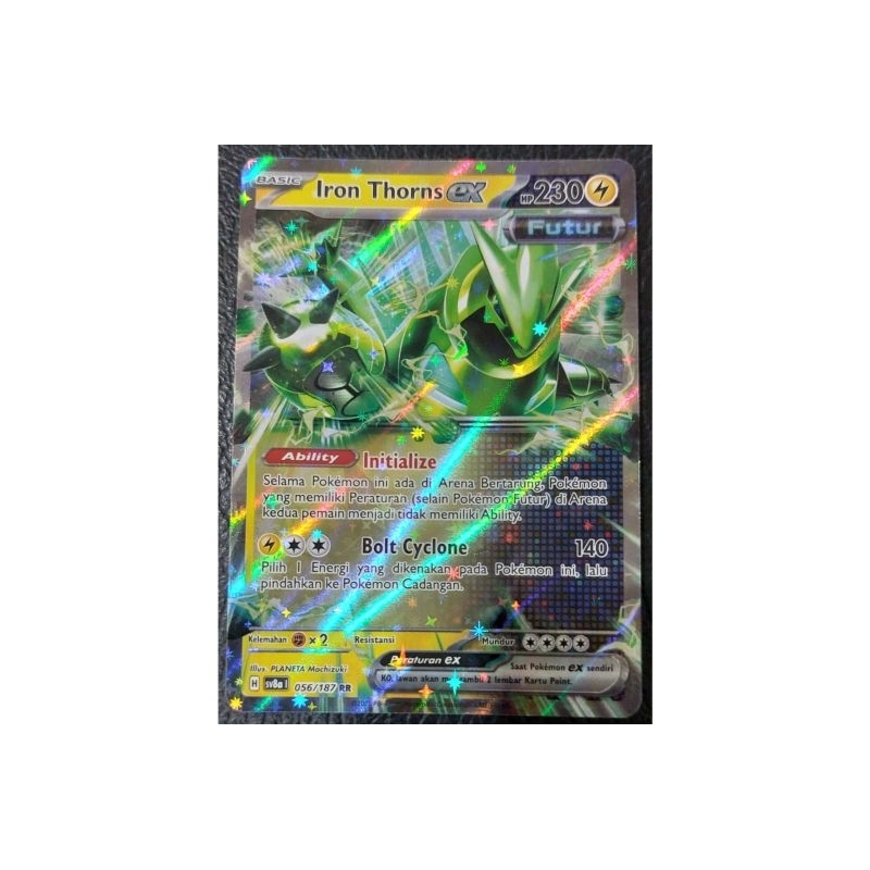 Kartu Pokemon TCG - Iron Thorns EX RR (sv8a) 056/187