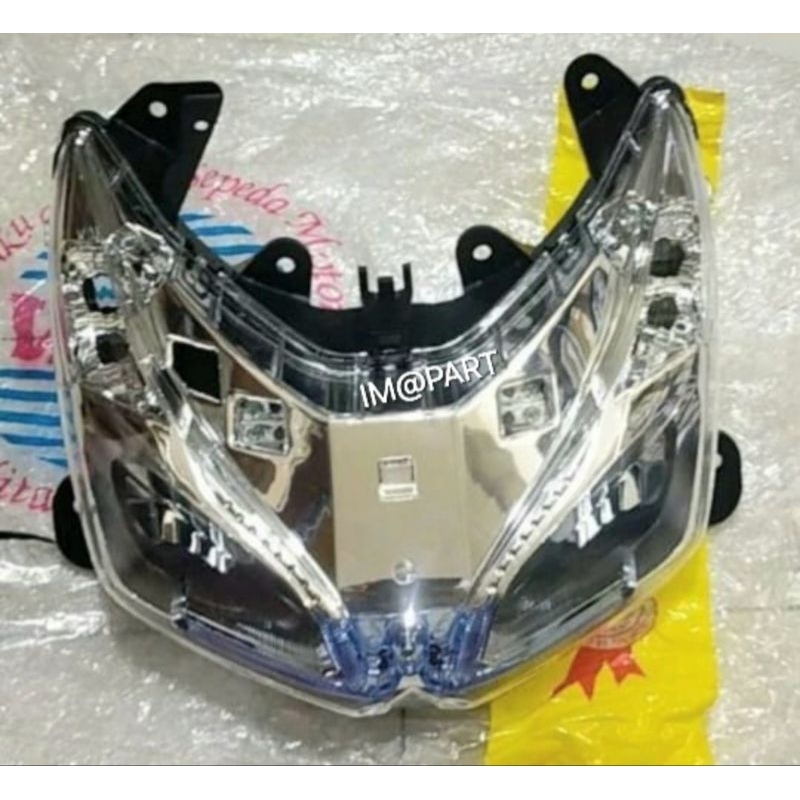 Reflektor Lampu Depan | Mika Kaca Lampu VARIO 110 FI LED Stater Halus Soket 3 | Stater Kasar Soket 7