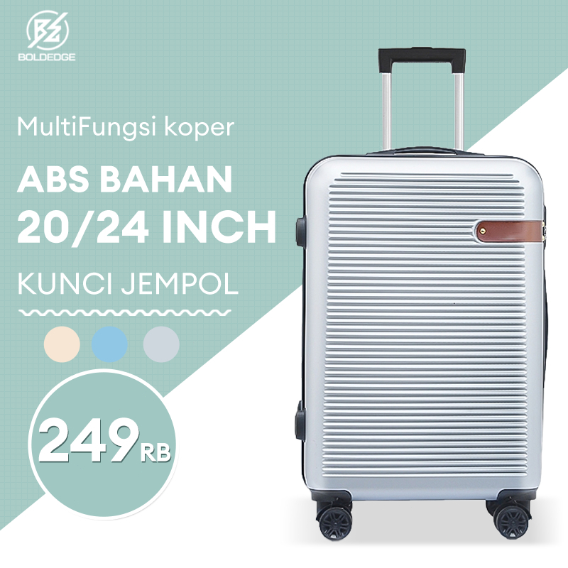 BoldEdge Koper 20/24 Inch Kabin Koper Hardcase Koper ABS+PC Bagasi Koper Travel