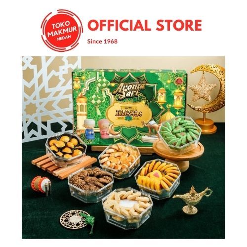

KUE PAKET IDUL FITRI AROMA SARI ISI 6 TOPLES - HAMPERS