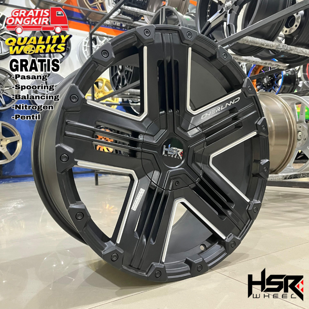 Velg Racing Mobil CRV Turbo Ring 20 Lebar 9 Et35 Velg Hsr Wheel Overland