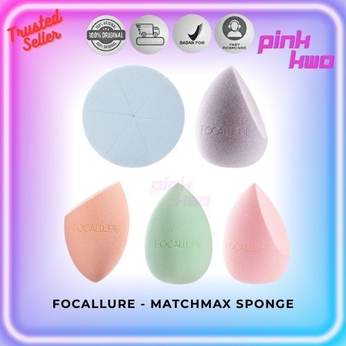 FOCALLURE - MATCHMAX SPONGE ( FA-136 ) - Soft Spons Makeup Sponge Make Up Tools Soft Up Bouncy