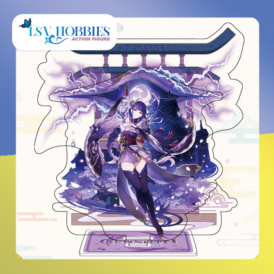 Akrilik Stand Genshin Inazuma Fan Art Background