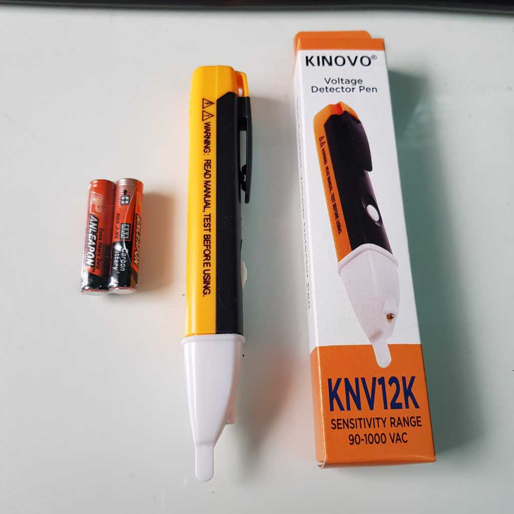 Tespen Sensor Tespen Bunyi Pendeteksi Kabel Putus Tespen Sensor Detektor Voltase Tester Elektrik AC 