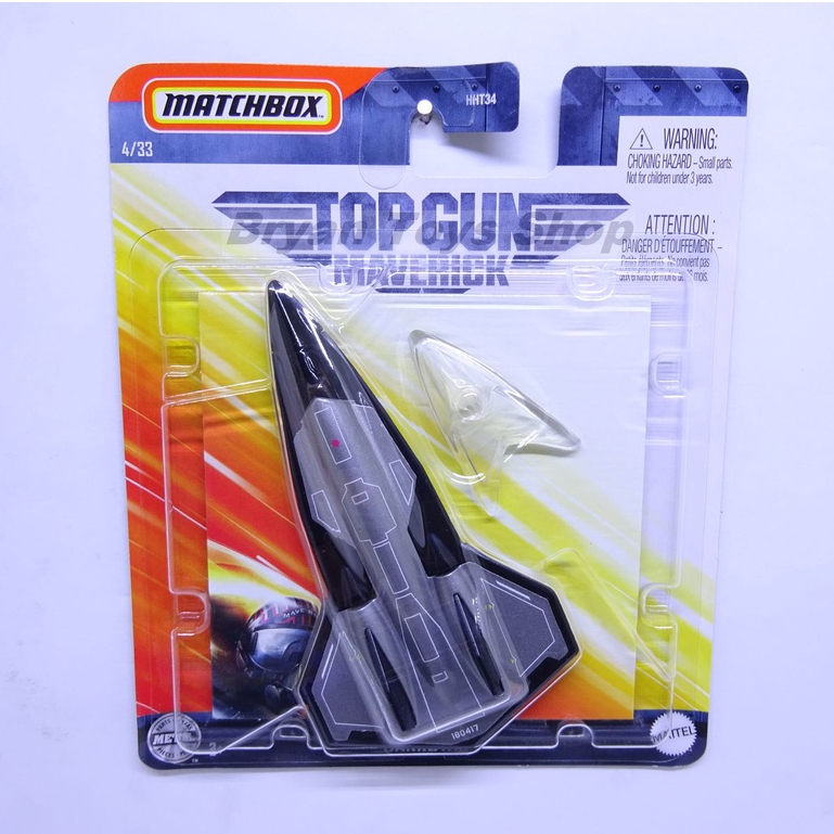 Matchbox Sky Busters Top Gun Maverick Darkstar Pesawat