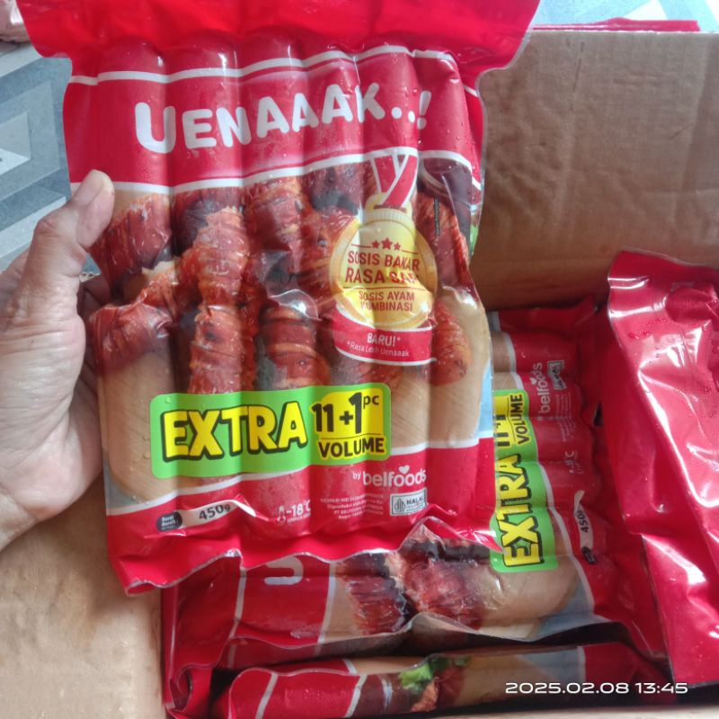 

sosis bakar uenaaak 450gr isi 12pcs