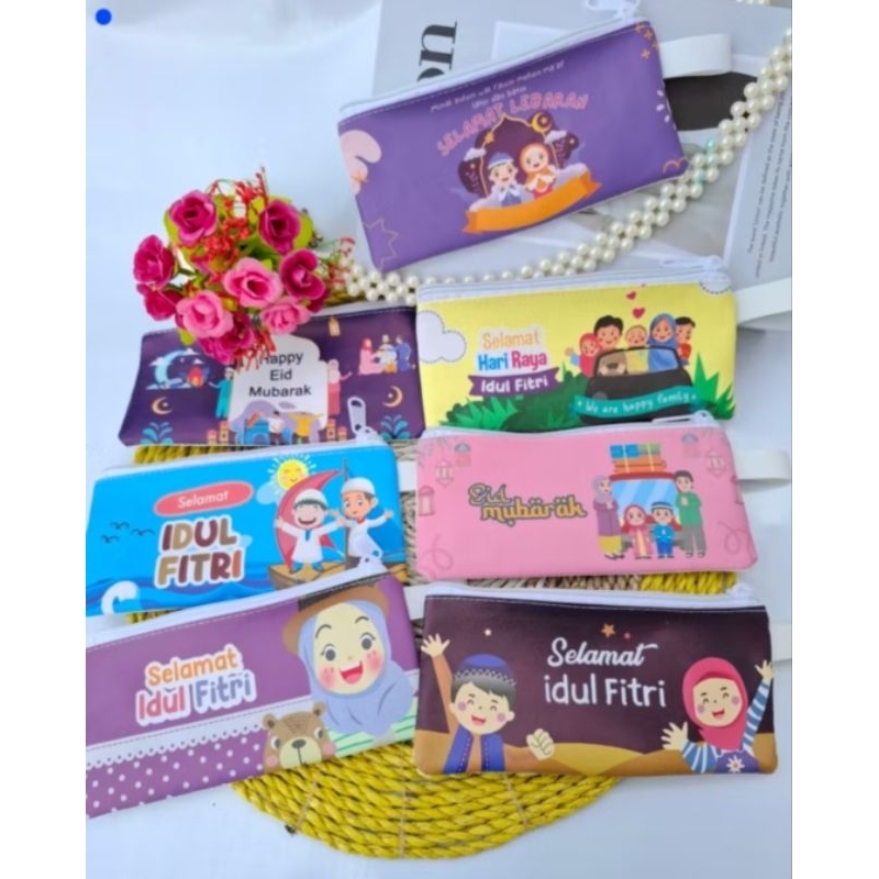 

(isi 36pcs) Dompet Angpao / Amplop Panjang Resleting Lebaran idul fitri Eid Mubarak