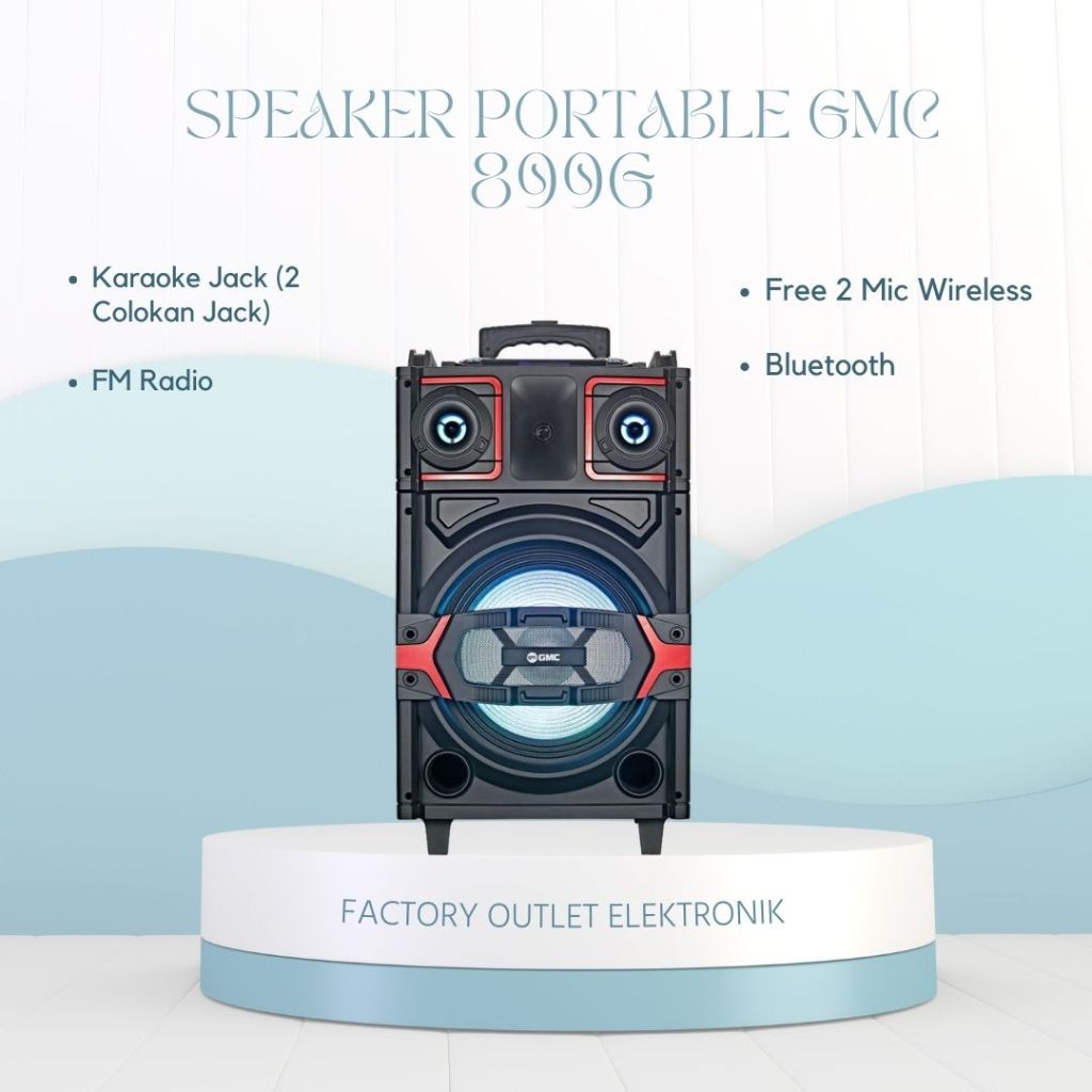 Speaker Portable GMC 899G